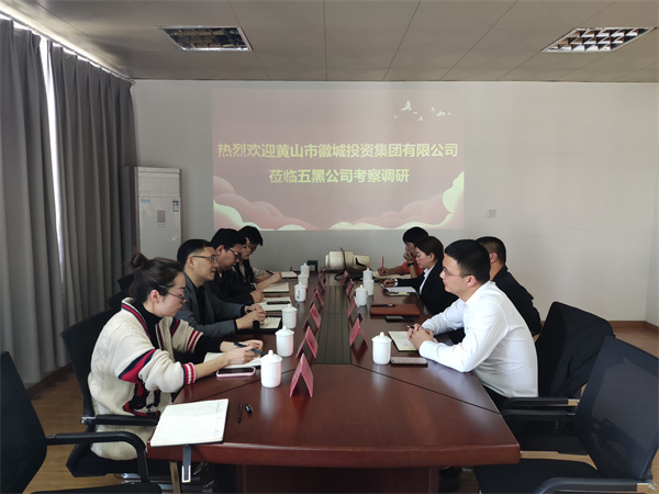 4月21日，集團黨委委員、常務副總經理，公司董事長兼總經理方亮帶隊赴黟縣考察“黟品五黑”區(qū)域公用品牌運營推廣機制和“五黑”農業(yè)特色產業(yè)發(fā)展情況.jpg